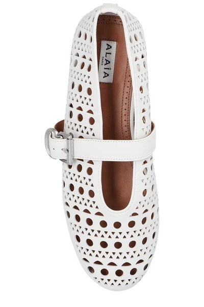 Vienne Cutout Mary Jane Ballerina Flats