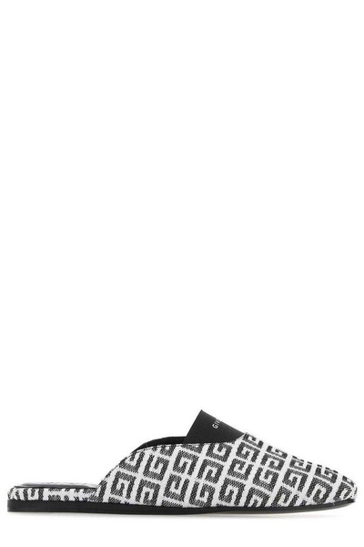 Givenchy Women Embroidered Fabric 4G Slippers