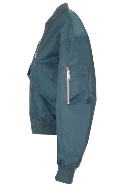 "ella" Teal Bomber Jacket
