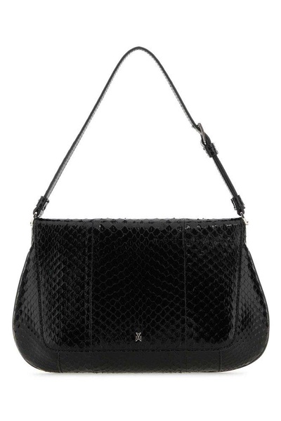 Black Leather Ami Handbag