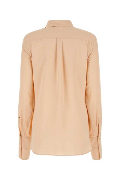 Pastel Pink Stretch Crepe Yen Shirt