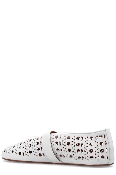 Vienne Cutout Mary Jane Ballerina Flats