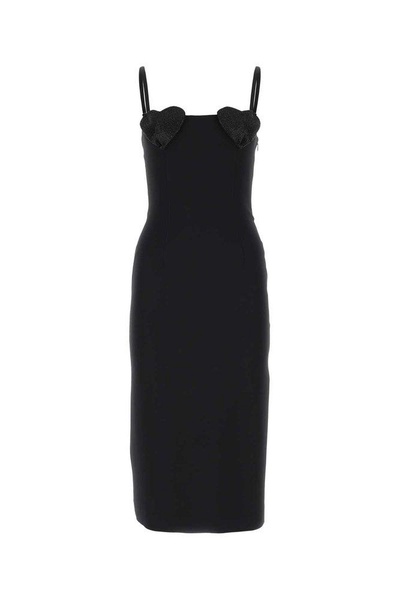 Heart Rhinestone Embellished Slip Dress