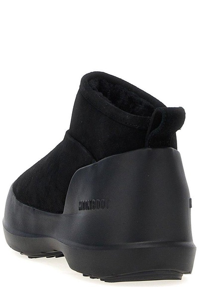 Luna Logo Debossed Slip-on Boots