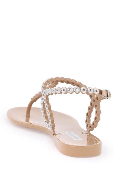Almost Bare Crystal Jelly Sandals