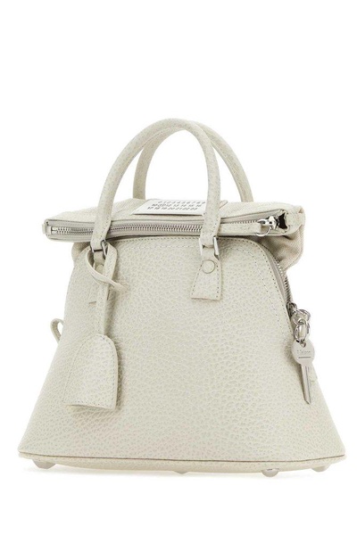 Maison Margiela Women Chalk Leather Mini 5Ac Handbag