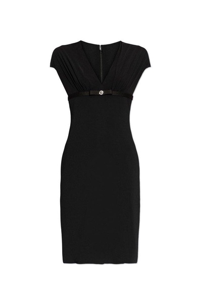 Versace V-neck dress