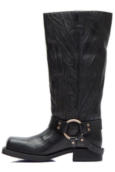 Square-toe Knee-high Boots