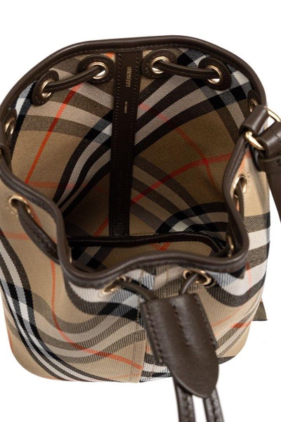 Burberry Check jacquard bucket bag
