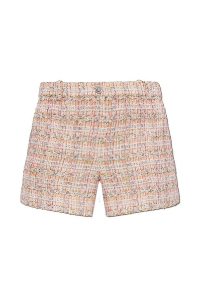 Versace Tweed shorts with lurex thread