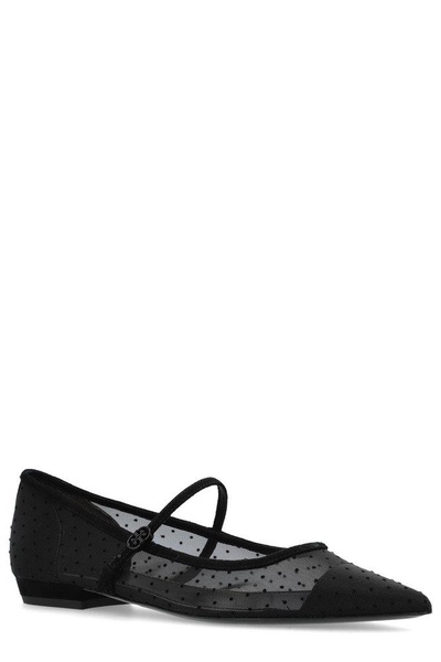 Double T Buckle Mary Jane Flats