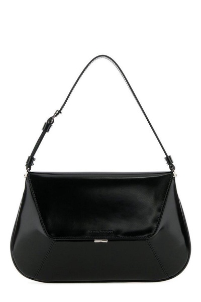 Ami Spazzolato Black Silver Hardwa
