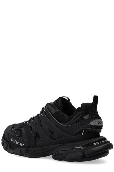 30mm Track faux leather & mesh sneakers