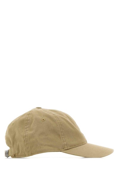Khaki Cotton Madison Logo Cap