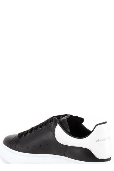 Oversized leather sneakers