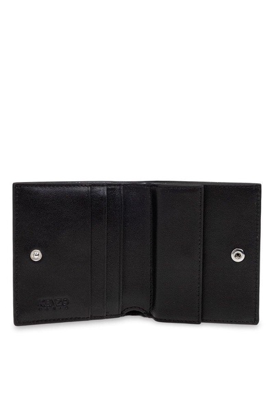 Varsity Logo Detailed Mini Wallet