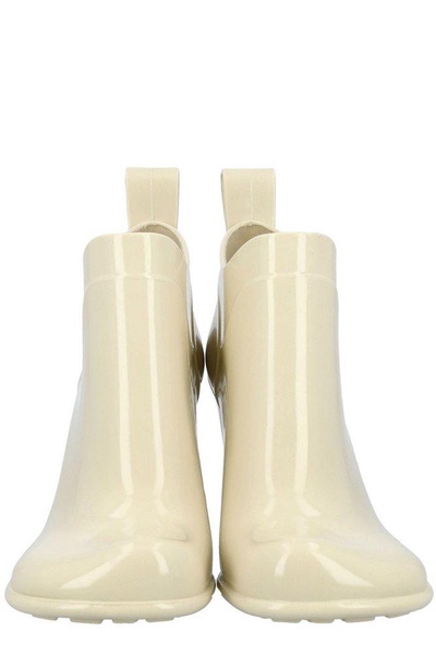 Shine Square Toe Ankle Rain Boots