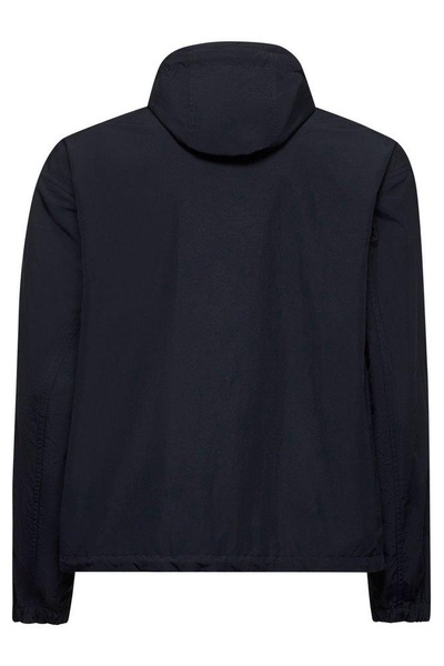 Hooded Coat with Equestrian Design