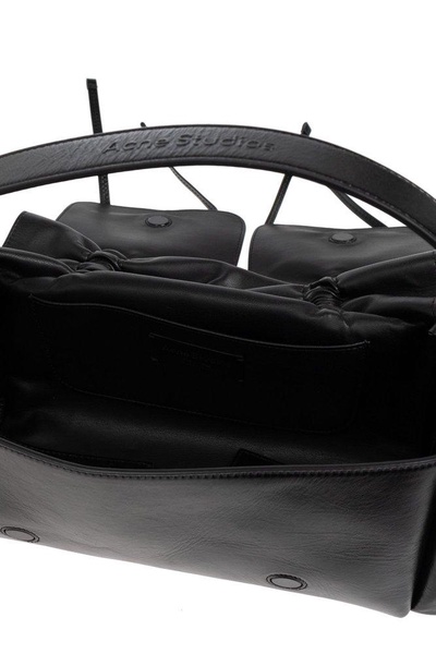 Pocket Detailed Top Handle Bag