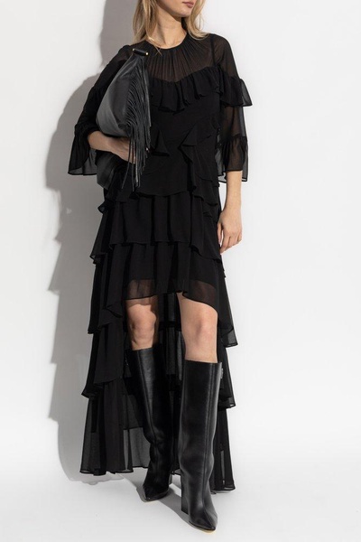AllSaints Ruffled dress Nat