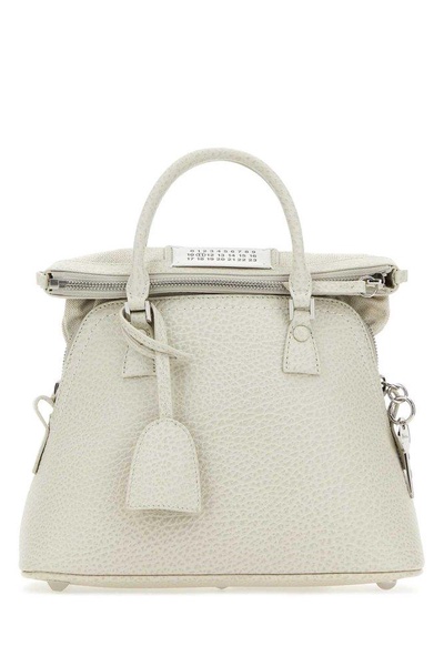 Maison Margiela Women Chalk Leather Mini 5Ac Handbag