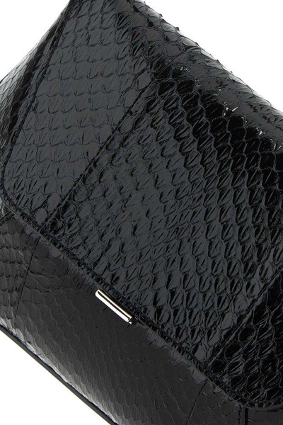 Black Leather Ami Handbag