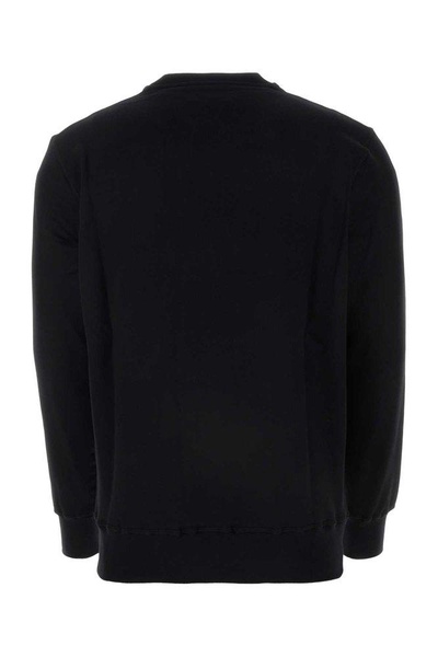 Black Cotton Sweatshirt