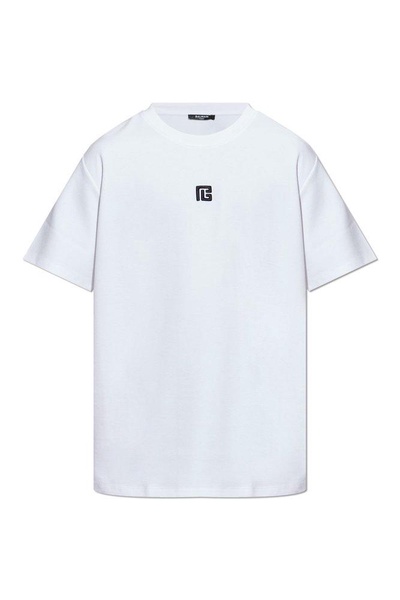Logo Embroidered Crewneck T-shirt