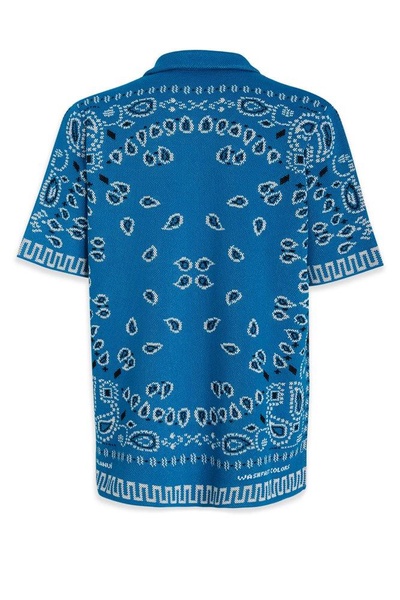 Bandana Printed Short-sleeved Shirt