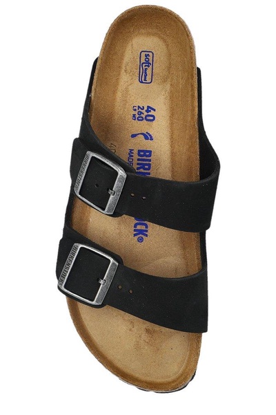 Arizona Double-Strap Leather Slides