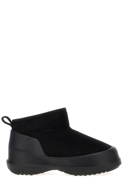 Luna Logo Debossed Slip-on Boots