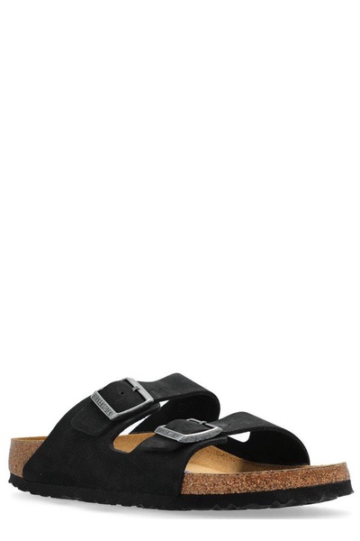 Arizona Double-Strap Leather Slides