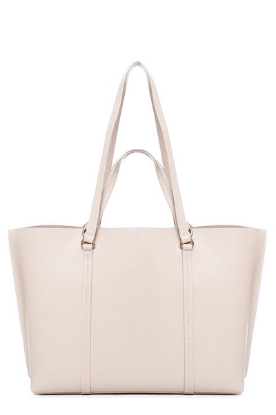Large Tumbled Leather Shopper Bag