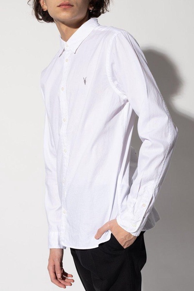 AllSaints 'Hawthorne' shirt with logo