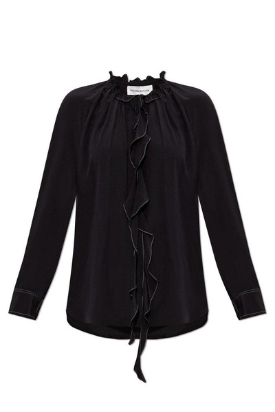 Victoria Beckham Silk shirt with ruffles