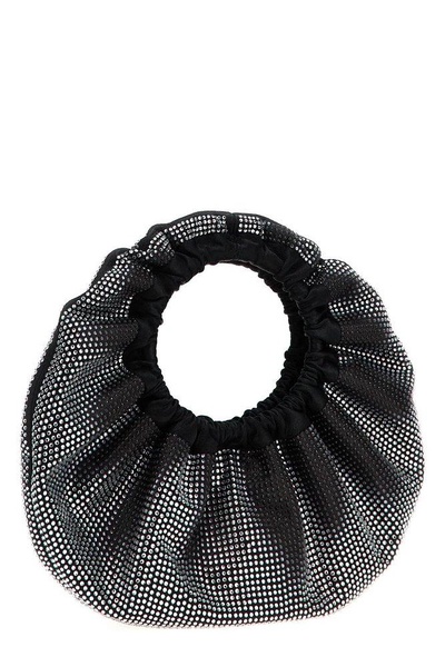 Black Crescent Mini Handbag