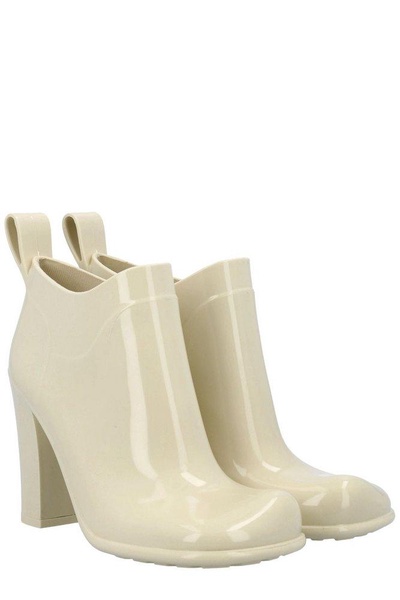 Shine Square Toe Ankle Rain Boots