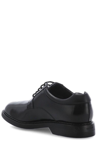Contrast-sole Lace Up Shoes