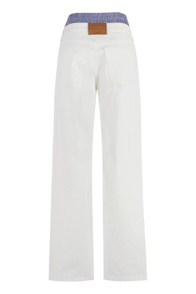 Alexander Wang Skater Jeans With High Waist Boxer Shorts