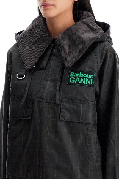 Embroidered Cotton Barbour X Ganni Jacket