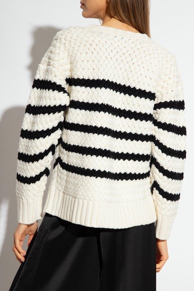 Stripe Detailed Knit Sweater