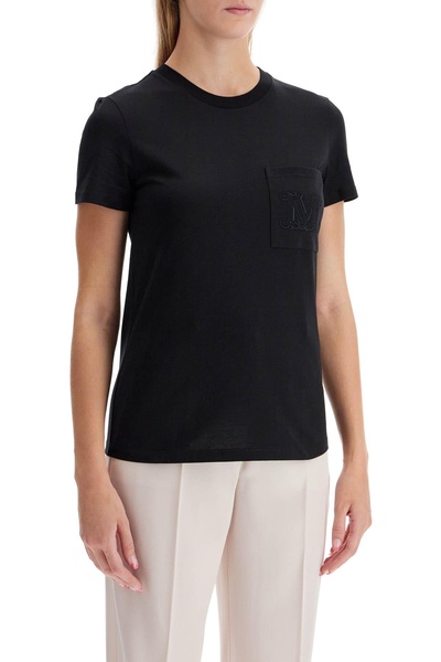 'papaya' embroidered pocket