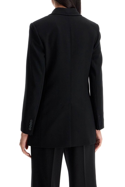 wool crepe blazer with t