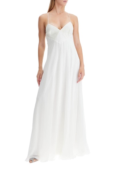 silk slip dress set in