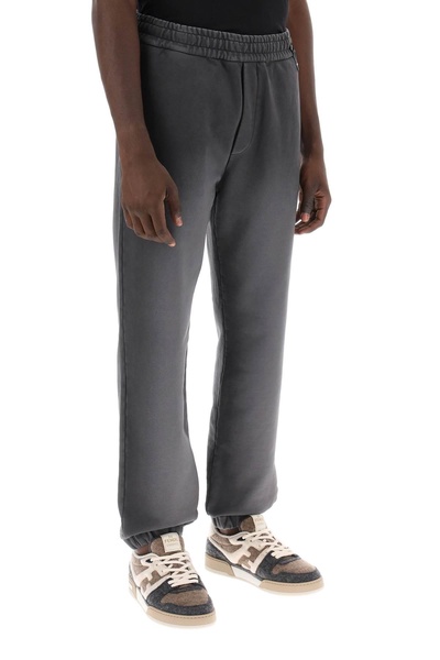 joggers in washed cotton