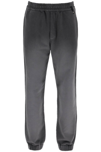 joggers in washed cotton