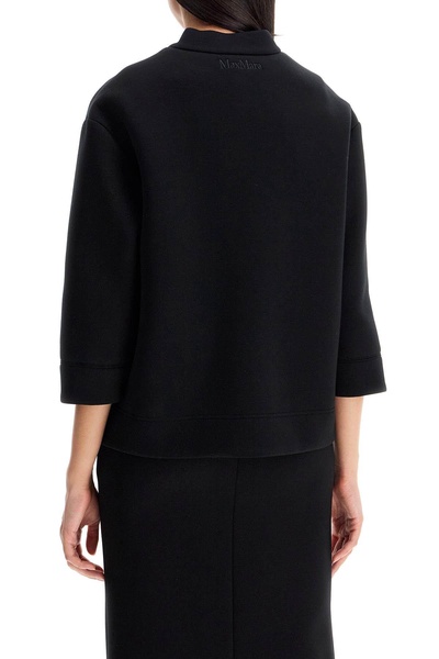 'acorn' sweatshirt with three-quarter