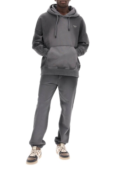 joggers in washed cotton