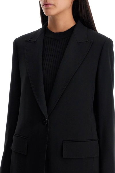 wool crepe blazer with t