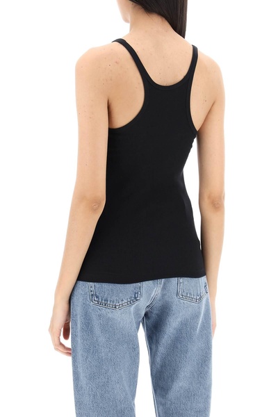 scoop neck rib tank top